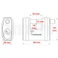  MUL-T-Lock MTL™600 (Interactive®+) SBNE12 Prémium biztonsági tömb lakat (U lakat)