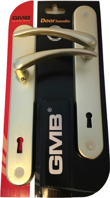 GMB Estella kulcslyukas aluminium ajtókilincs garnitúra (90 mm, F2 pezsgőszínű)