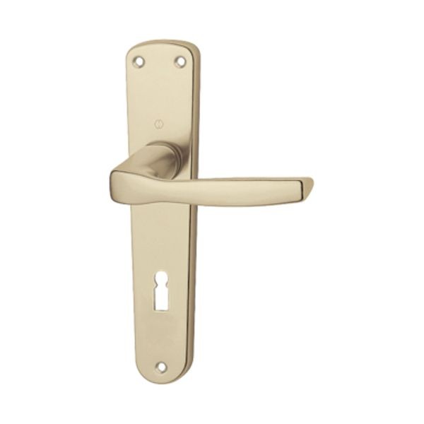 HOPPE Milano kulcslyukas ajtókilincs garnitúra (90 mm, F2 pezsgőszínű)